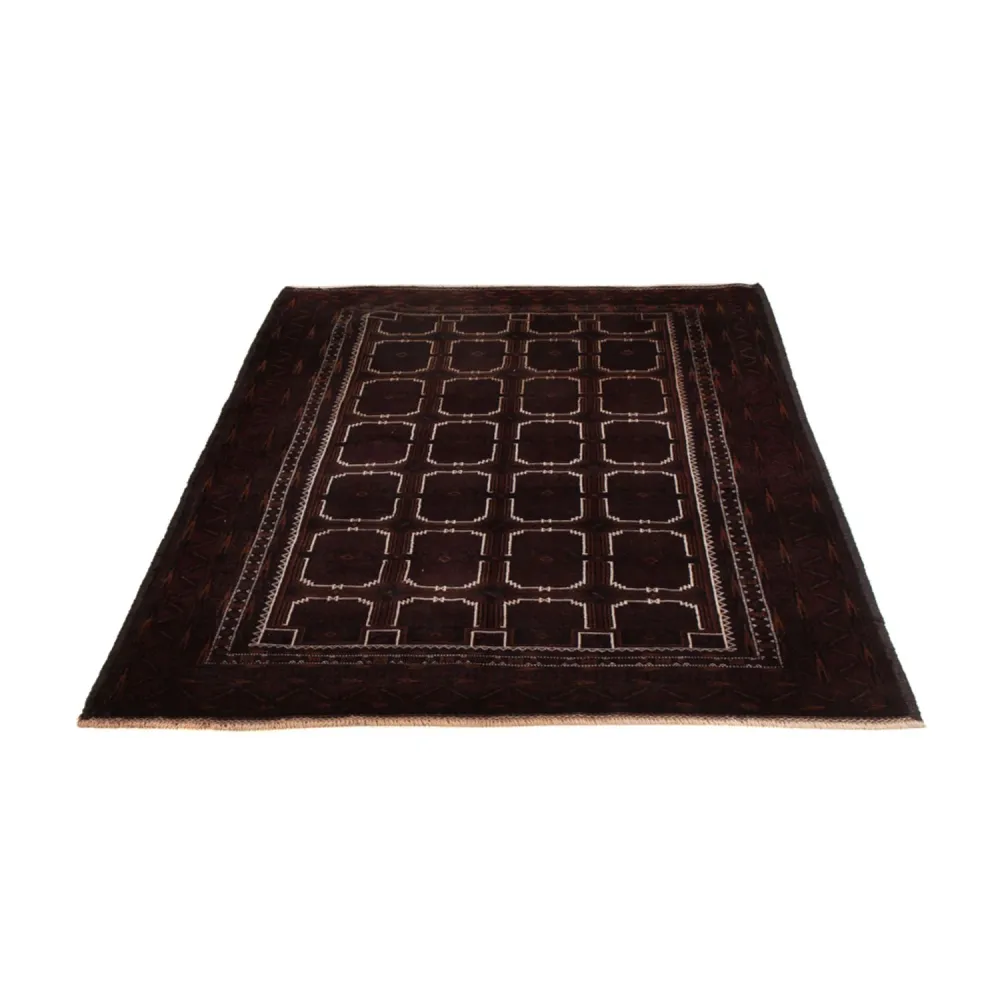 Belutsch Teppich - 207 x 130 cm - dunkelbraun