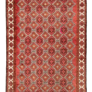 Belutsch Teppich 223 x 131 cm - rot