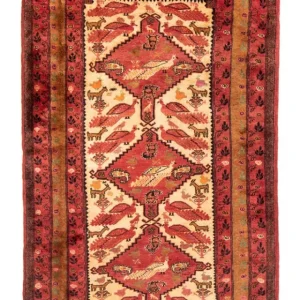 Belutsch Teppich 224 x 134 cm - rot