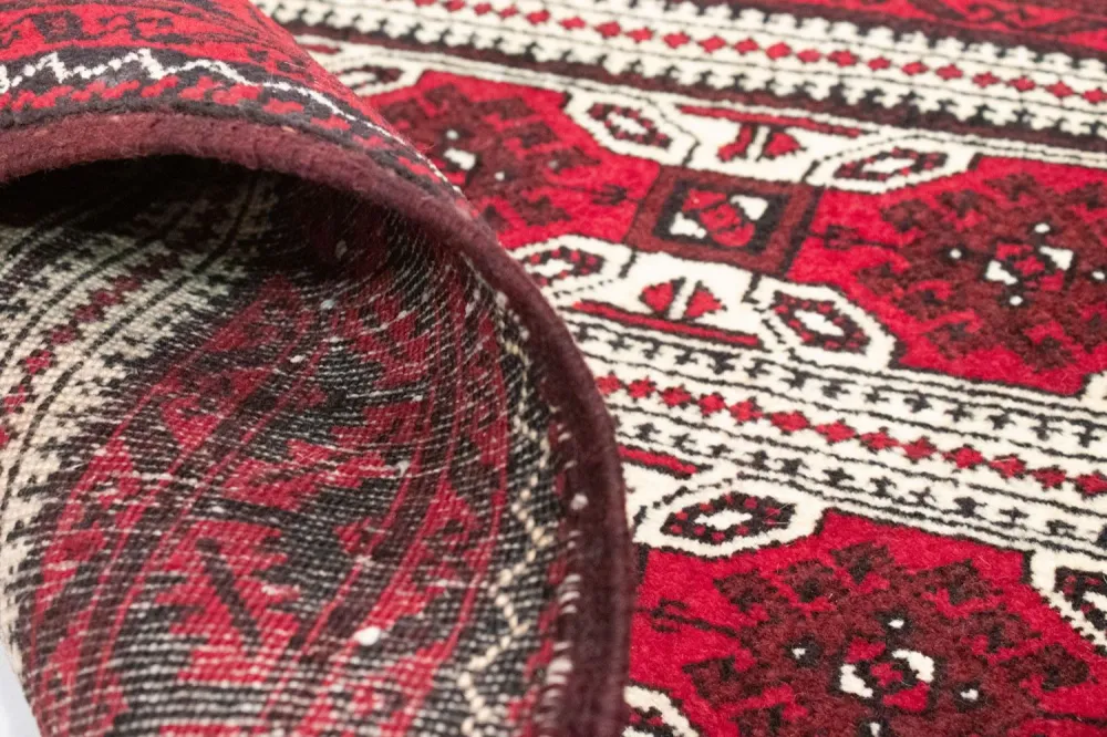 Belutsch Teppich 95 x 70 cm - rot