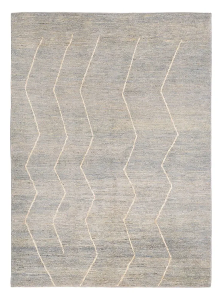 Berber Teppich - 204 x 152 cm - hellgrau
