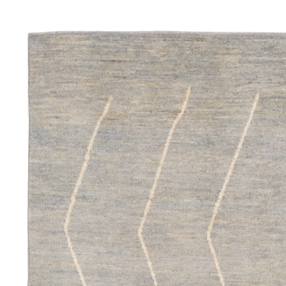 Berber Teppich - 204 x 152 cm - hellgrau