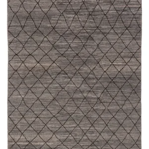 Berber Teppich - 212 x 150 cm - dunkelgrau