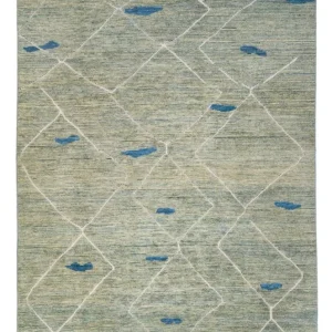 Berber Teppich - 300 x 202 cm - hellgrün