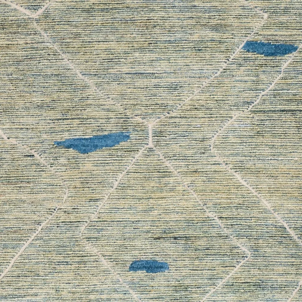 Berber Teppich - 300 x 202 cm - hellgrün