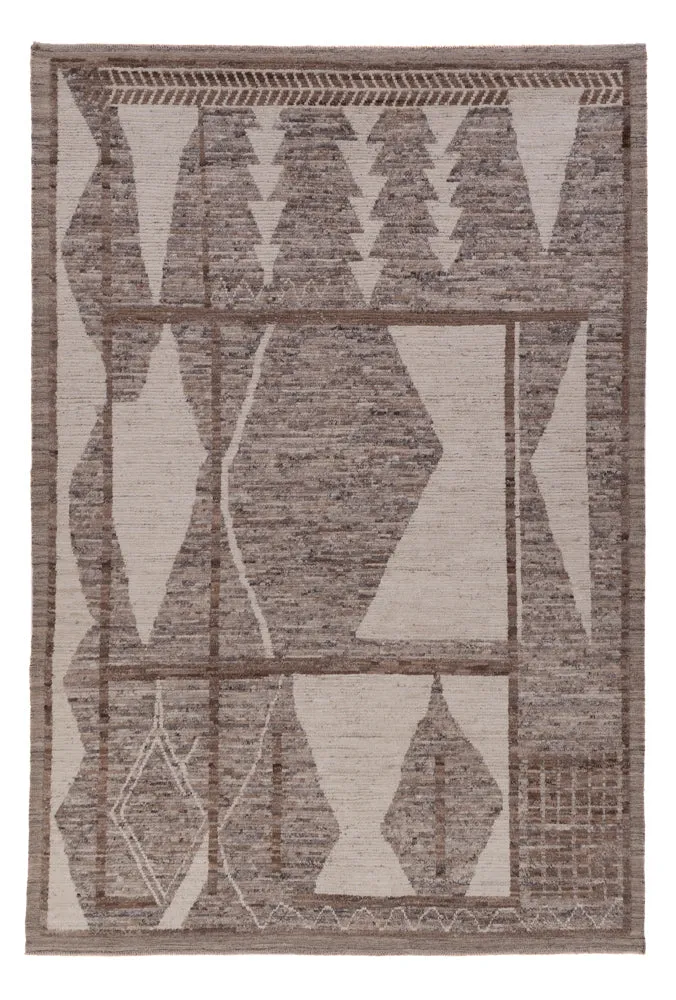 Berber Teppich - 302 x 200 cm - dunkelgrau