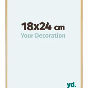 Bilderrahmen 18x24 cm - Gold Vintage - Aluminium - Kent