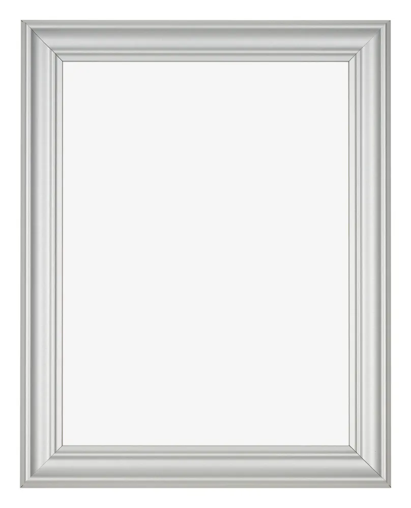 Bilderrahmen 18x24 cm - Silber Matt - MDF - Lazio