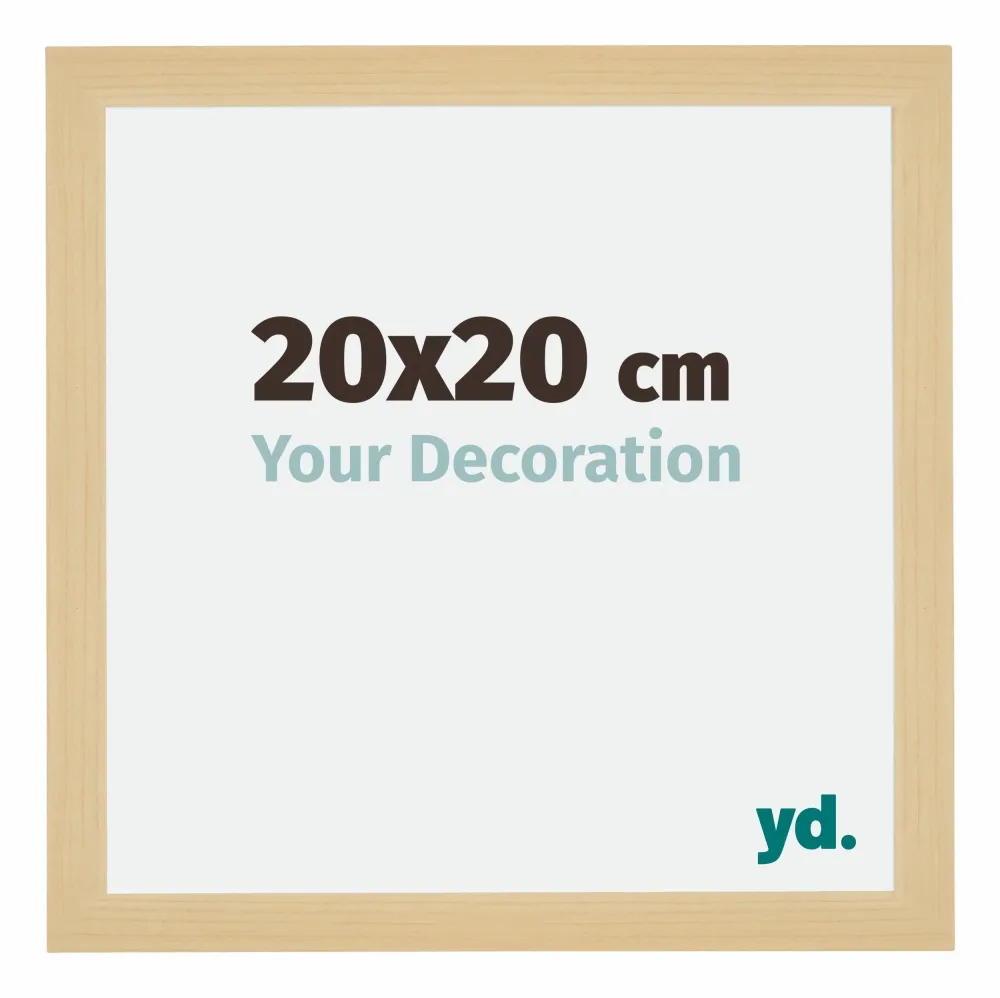 Bilderrahmen 20x20 cm - Ahorn Dekor - MDF - Mura