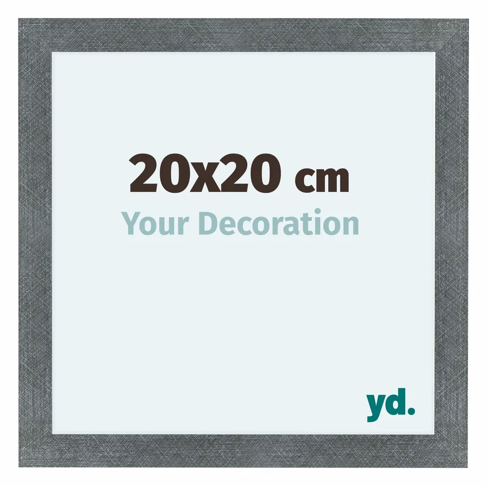 Bilderrahmen 20x20 cm - Eisen Gewischt - MDF - Como