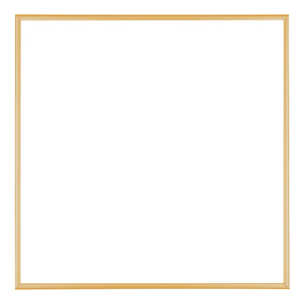 Bilderrahmen 20x20 cm - Gold Vintage - Aluminium - Kent