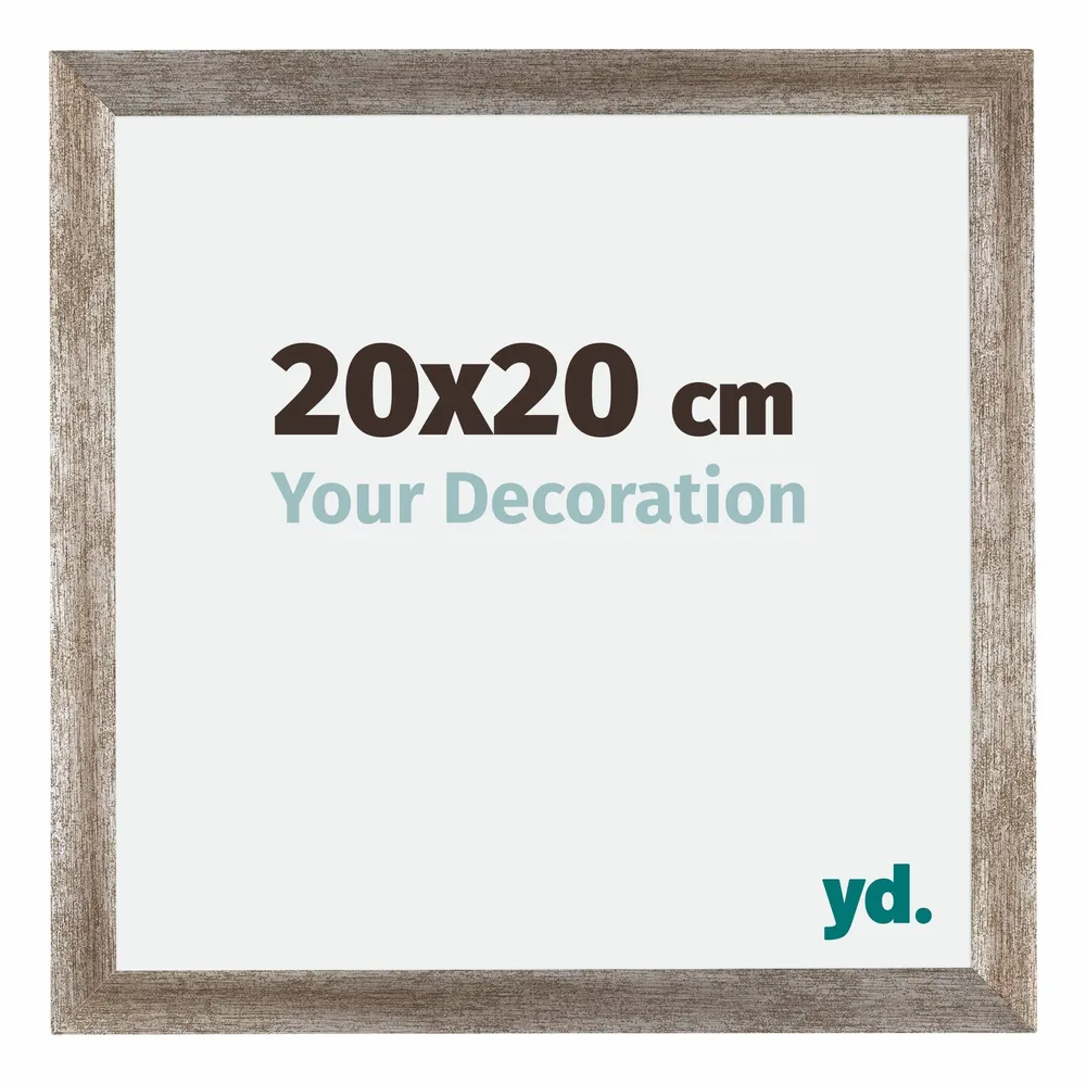 Bilderrahmen 20x20 cm - Metall Vintage - MDF - Mura