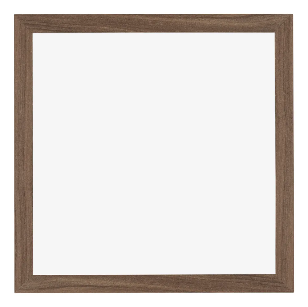Bilderrahmen 20x20 cm - Nussbaum Dunkel - MDF - Mura