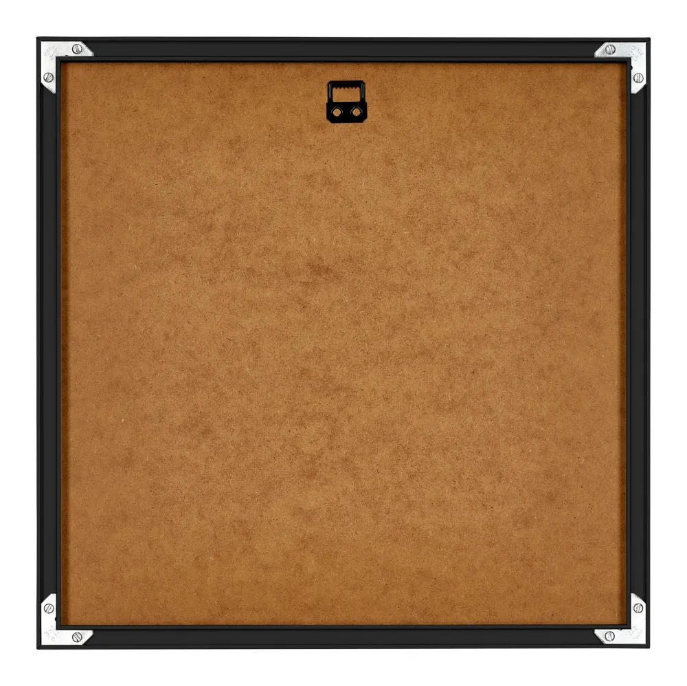 Bilderrahmen 20x20 cm - Schwarz Hochglanz - Aluminium - Miami