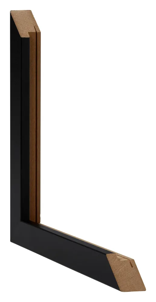 Bilderrahmen 20x20 cm - Schwarz Matt - MDF - Catania