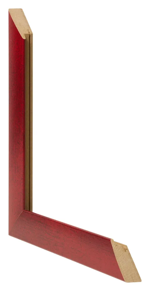 Bilderrahmen 20x20 cm - Weinrot Gewischt - MDF - Pisa