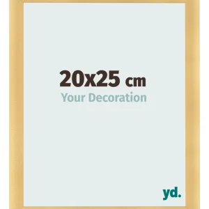 Bilderrahmen 20x25 cm - Gold Matt - MDF - Pisa