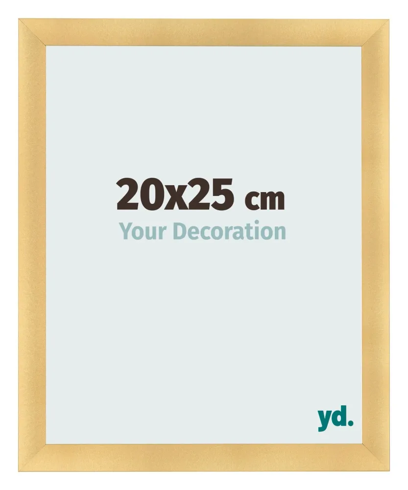 Bilderrahmen 20x25 cm - Gold Matt - MDF - Pisa
