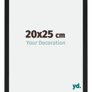 Bilderrahmen 20x25 cm - Schwarz Matt - MDF - Catania