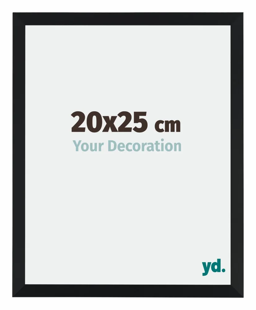 Bilderrahmen 20x25 cm - Schwarz Matt - MDF - Catania
