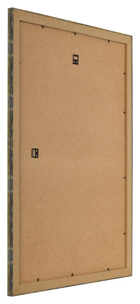 Bilderrahmen 20x28 cm - Blau Gold Meliert - MDF - Pisa