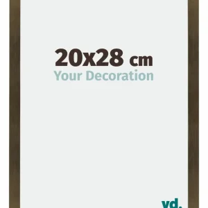 Bilderrahmen 20x28 cm - Bronze Dekor - MDF - Mura