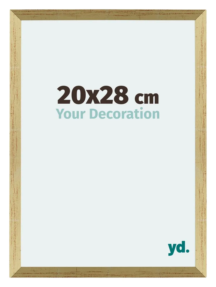 Bilderrahmen 20x28 cm - Goldglanz - MDF - Mura