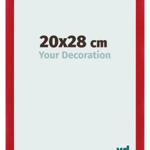 Bilderrahmen 20x28 cm - Rot - MDF - Pisa