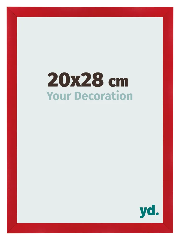 Bilderrahmen 20x28 cm - Rot - MDF - Pisa
