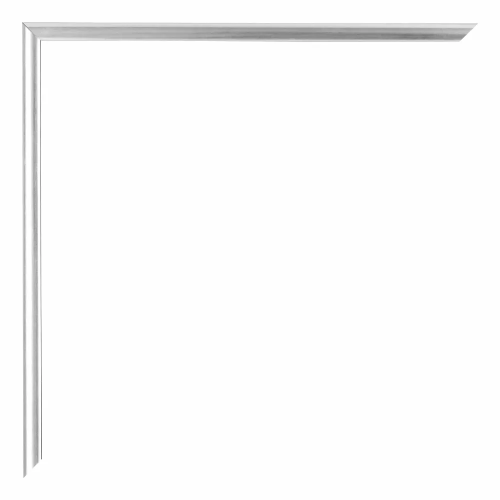 Bilderrahmen 20x28 cm - Silber Hochglanz - Aluminium - Kent