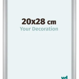 Bilderrahmen 20x28 cm - Silber Matt - MDF - Como