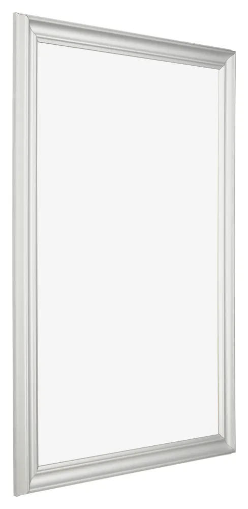 Bilderrahmen 20x28 cm - Weiß Gemasert - MDF - Lazio