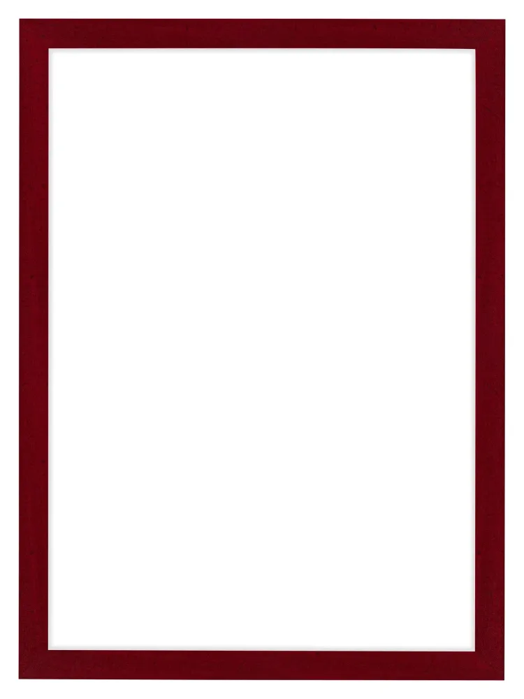 Bilderrahmen 20x28 cm - Weinrot Gewischt - MDF - Como