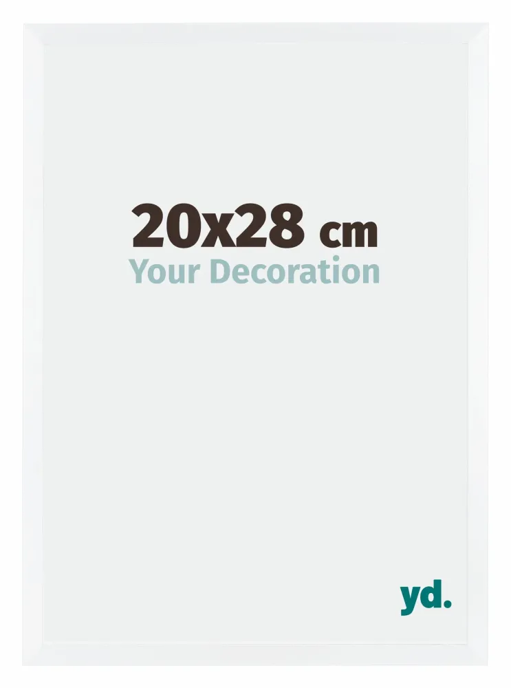 Bilderrahmen 20x28 cm - Weiss - MDF - Catania