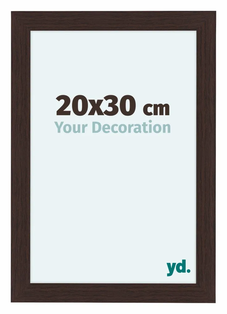 Bilderrahmen 20x30 cm - Eiche Dunkel - MDF - Como