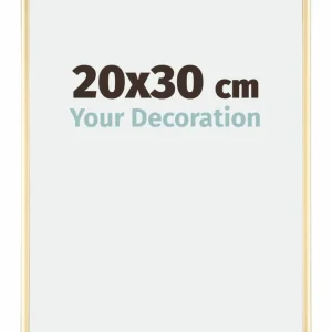 Bilderrahmen 20x30 cm - Gold - Aluminium - Kent