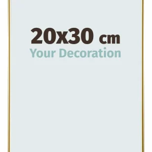 Bilderrahmen 20x30 cm - Gold - Kunststoff - Evry