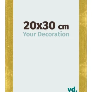 Bilderrahmen 20x30 cm - Gold Vintage - MDF - Pisa