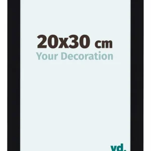 Bilderrahmen 20x30 cm - Schwarz Hochglanz - MDF - Como