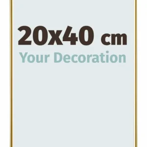 Bilderrahmen 20x40 cm - Gold - Kunststoff - Evry