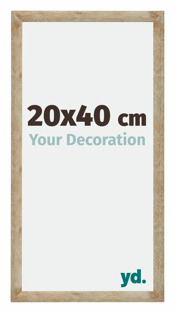 Bilderrahmen 20x40 cm - Gold - MDF - Catania