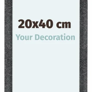 Bilderrahmen 20x40 cm - Grau Gewischt - MDF - Como