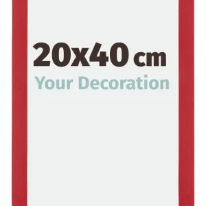 Bilderrahmen 20x40 cm - Rot - MDF - Mura