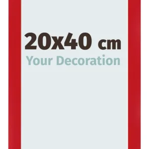 Bilderrahmen 20x40 cm - Rot - MDF - Pisa