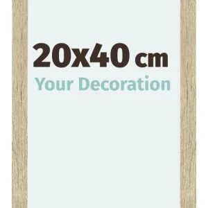 Bilderrahmen 20x40 cm - Sonoma Eiche - MDF - Mura