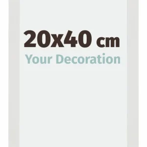 Bilderrahmen 20x40 cm - Weiss Matt - MDF - Mura