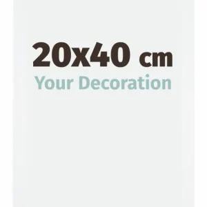 Bilderrahmen 20x40 cm - Weiss - MDF - Catania