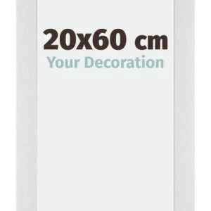 Bilderrahmen 20x60 cm - Aluminium - Gebürstet - MDF - Mura