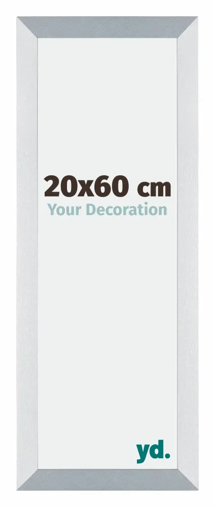 Bilderrahmen 20x60 cm - Aluminium - Gebürstet - MDF - Mura