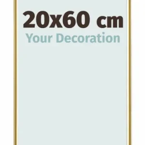 Bilderrahmen 20x60 cm - Gold - Kunststoff - Evry